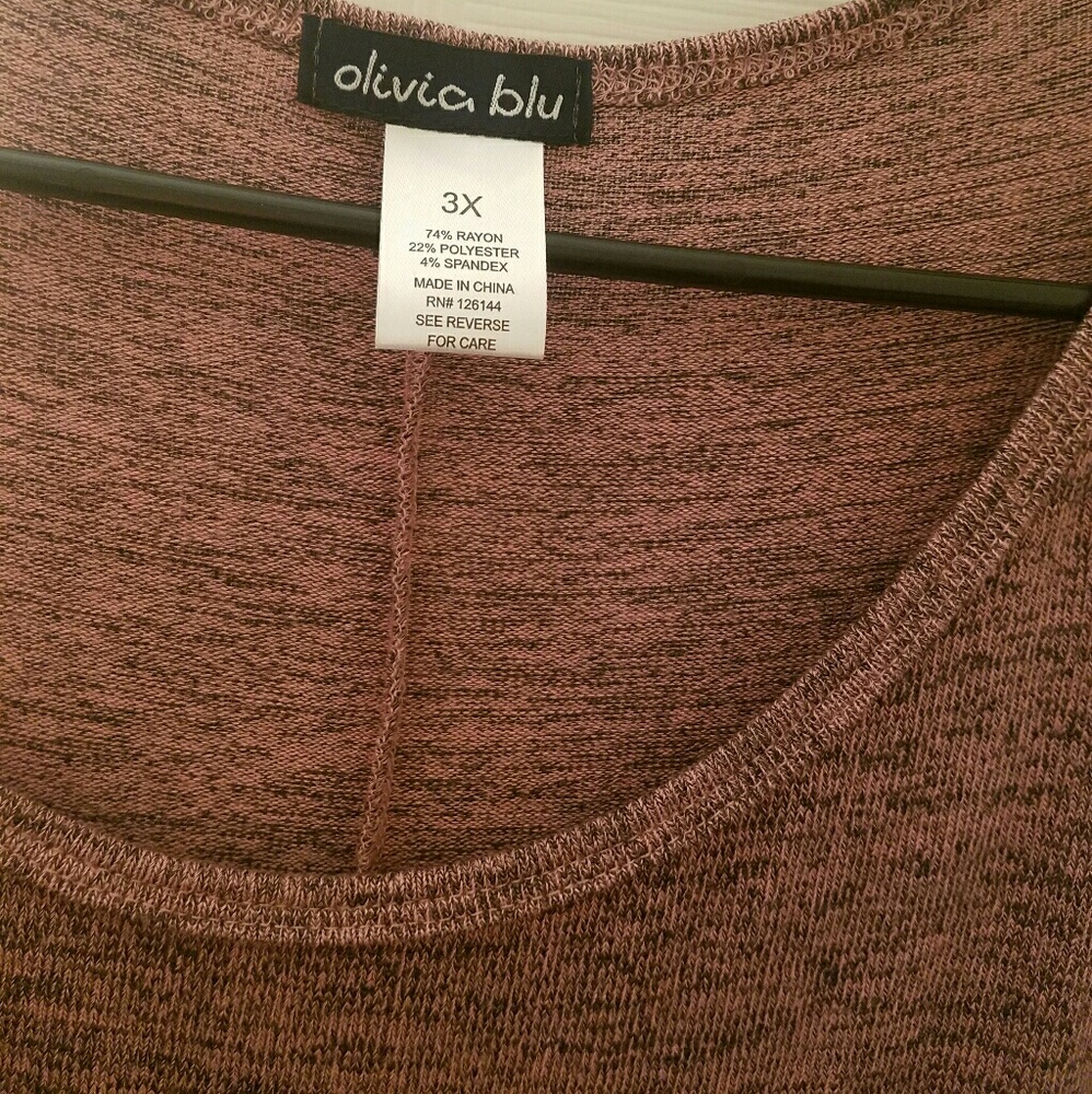 Pink Marled top - Picture 2 of 2
